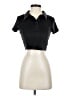 Alo Black Short Sleeve Top Size S (estimated) - photo 1