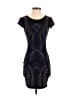 Arden B. Graphic Black Cocktail Dress Size S - photo 1