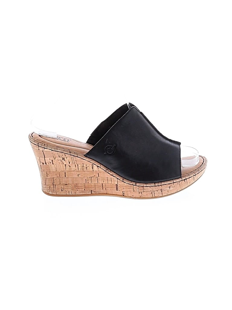 Pre-owned Born Wedges In Black