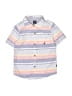 Nautica 100% Cotton Stripes Silver Short Sleeve Button-Down Shirt Size 3T - photo 1