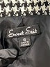 Sweet Suits 100% Polyester Houndstooth Ivory Blazer Size 8 - photo 6