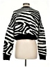 Subdued Animal Print Black Pullover Sweater One size - photo 2