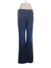 Eileen Fisher Chevron-herringbone Blue Jeans Size 10 - photo 1