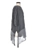 Eileen Fisher 100% Silk Gray 3/4 Sleeve Silk Top Size P (petite) - photo 4
