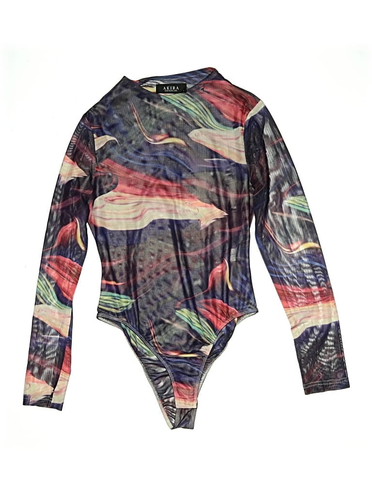 Pre-owned Akira Bodysuit In Blue