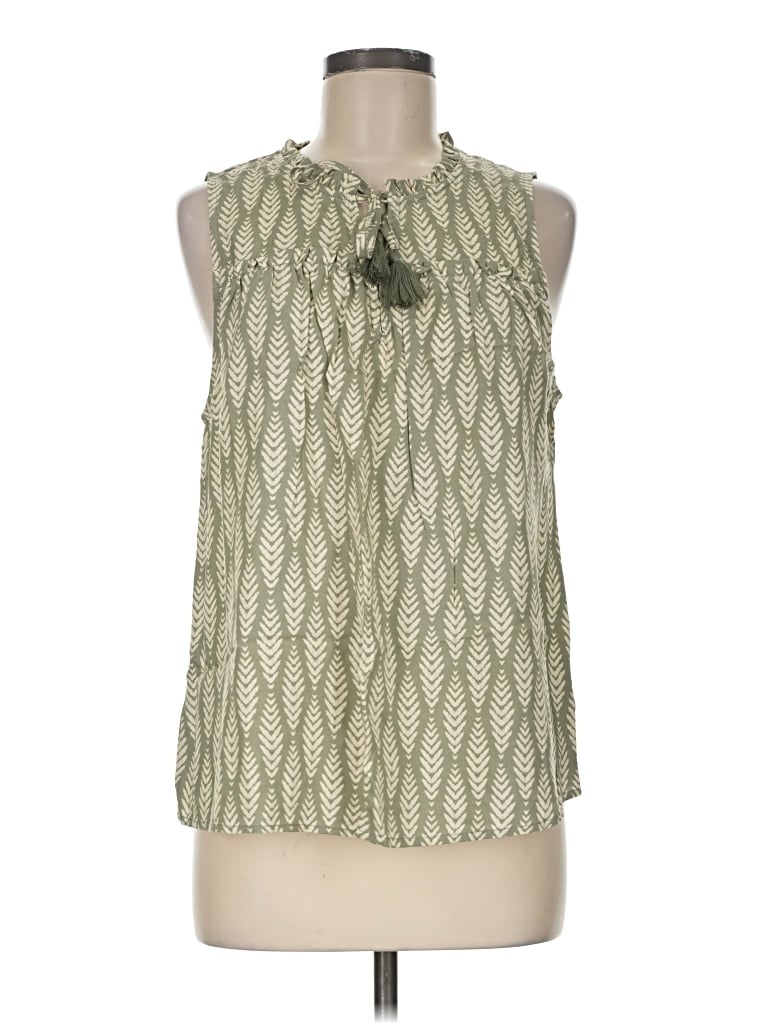 Pre-owned Angels Sleeveless Blouse In Green
