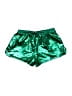 Unbranded Metallic Green Athletic Shorts Size S - photo 2