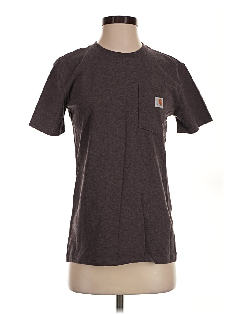 Pre-owned Carhartt Short Sleeve T-shirt In Brown