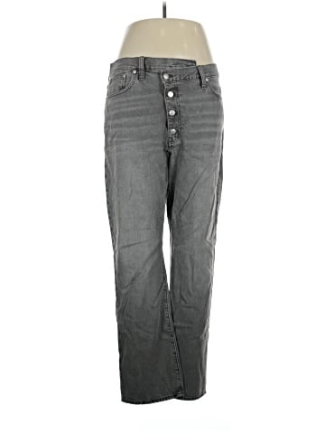 Madewell The '90s Straight Jean in Burwick Wash: Cross-Tab Edition (view 1)