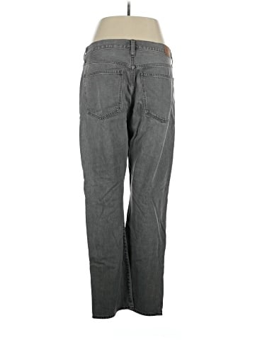 Madewell The '90s Straight Jean in Burwick Wash: Cross-Tab Edition (view 2)