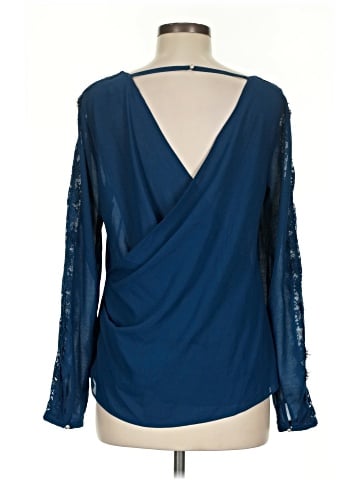 Skies Are Blue Long Sleeve Blouse (view 2)