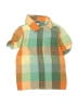 Old Navy Color Block Orange Short Sleeve Button-Down Shirt Size 4T - photo 1