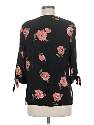 Brina & Em 3/4 Sleeve Blouse (view 2)