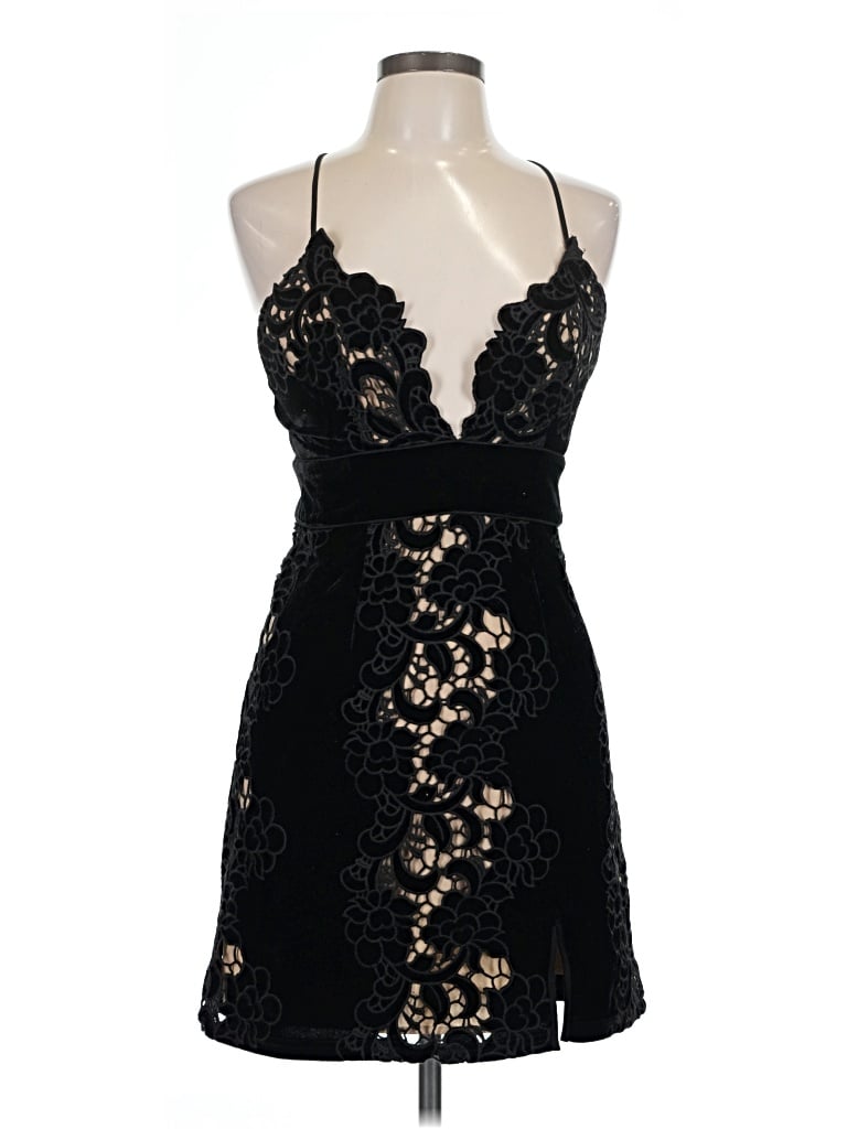 Pre-owned Saylor Cocktail Dress In Black