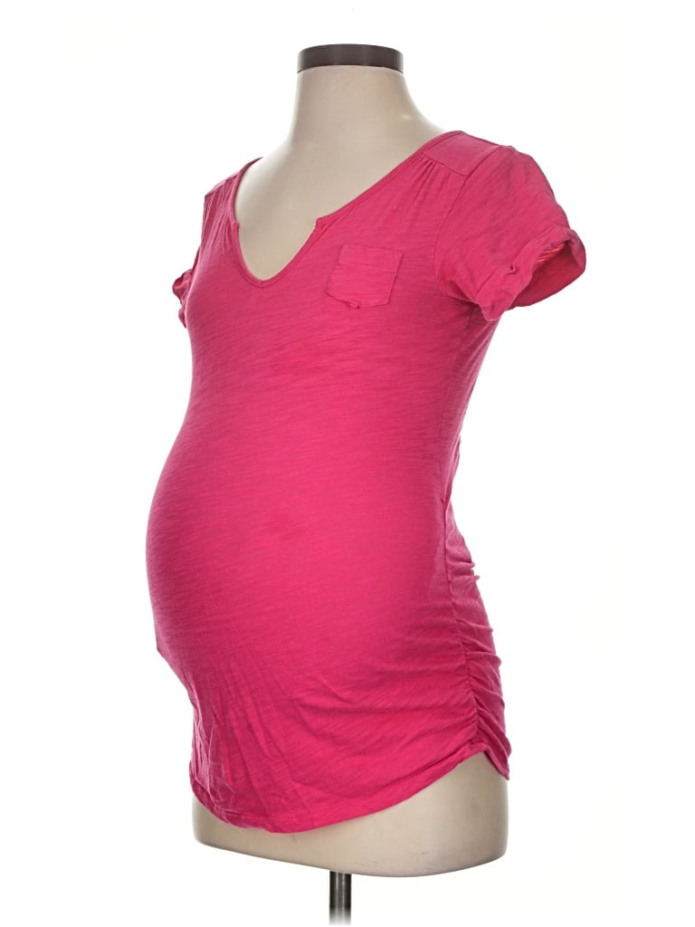Pre-owned Old Navy - Maternity Short Sleeve T-shirt In Pink