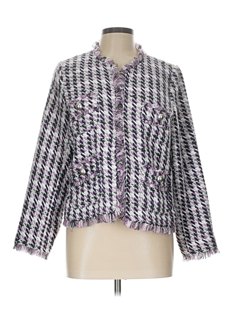 Pre-owned Halogen Jacket In Purple