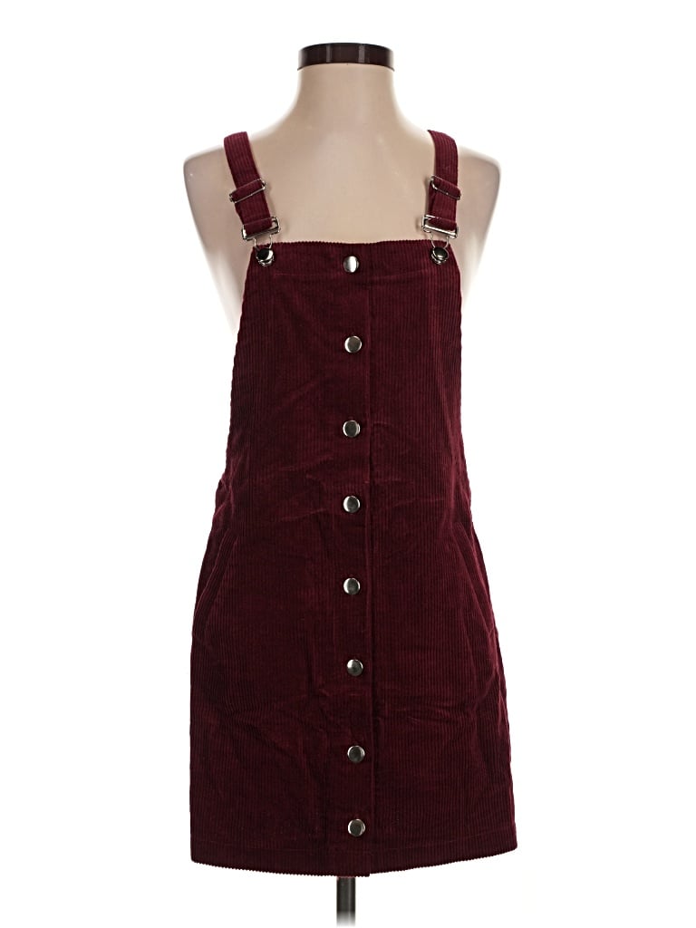 Pre-owned Mi Ami Casual Dress In Burgundy
