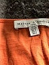 Maison d' Amelie 100% Polyester Orange Long Sleeve Blouse Size S - photo 7