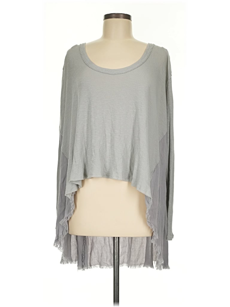 Pre-owned We The Free Poncho In Gray