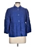 Elevenses 100% Linen Blue Coat Size 12 - photo 1