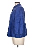 Elevenses 100% Linen Blue Coat Size 12 - photo 5