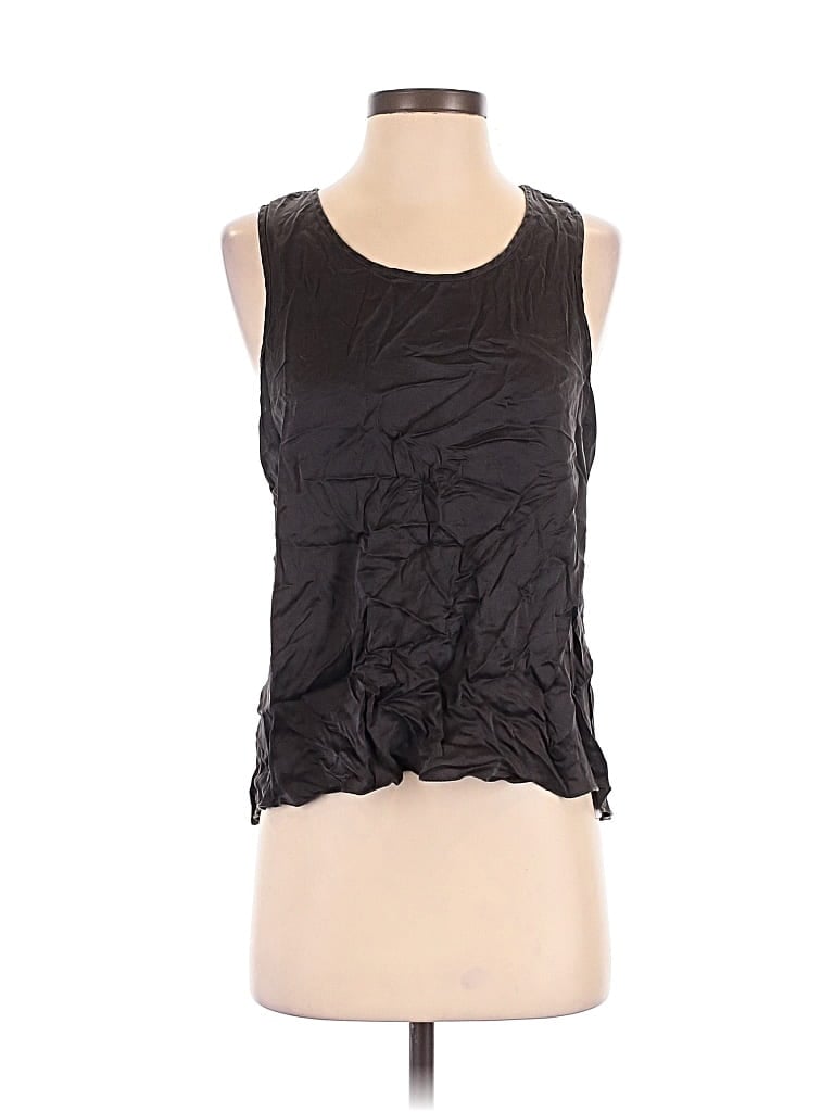 Pre-owned Lunya Sleeveless Blouse In Black