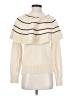 Rebecca Taylor Stripes Ivory Pullover Sweater Size S - photo 1