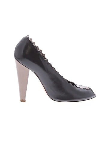 Chloé Scalloped Peeptoe Heels (view 1)