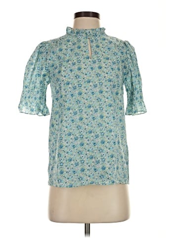 Liberty Art Fabrics for J.Crew Short Sleeve Blouse (view 1)