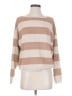 Evolution by Cyrus Stripes Tan Pullover Sweater Size S - photo 1