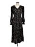 Shein 100% Polyester Hearts Black Casual Dress Size L - photo 1
