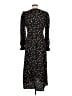 Shein 100% Polyester Hearts Black Casual Dress Size L - photo 2