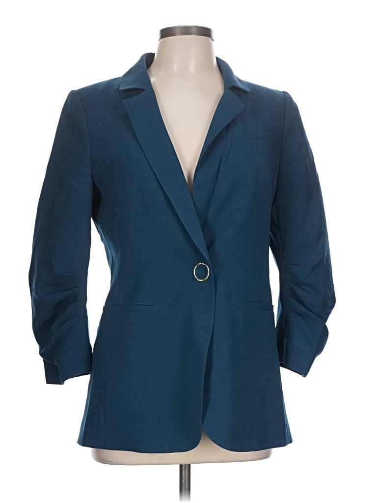 Pre-owned Dkny Blazer Jacket In Blue