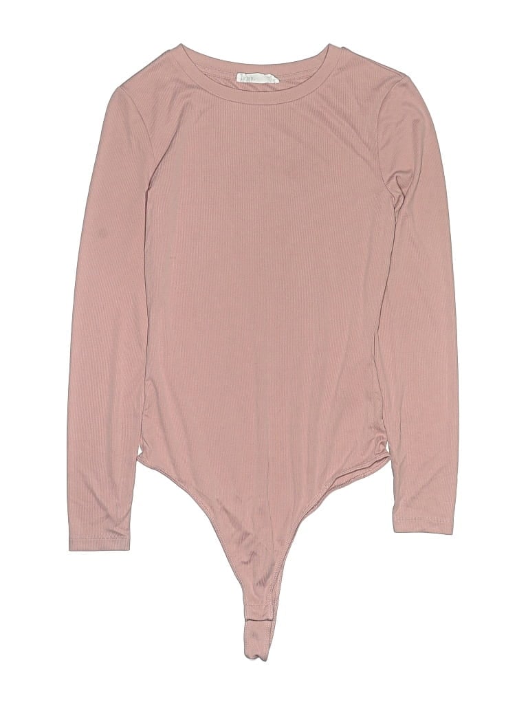 Pre-owned Elodie Bodysuit In Pink