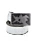 Assorted Brands 100% Leather Gray Leather Belt Size M - photo 1