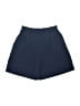 Lululemon Athletica 100% Polyester Solid Blue Shorts Size 6 - photo 1
