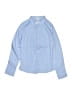 Crewcuts Solid Blue Long Sleeve Button-Down Shirt Size 14 - photo 1