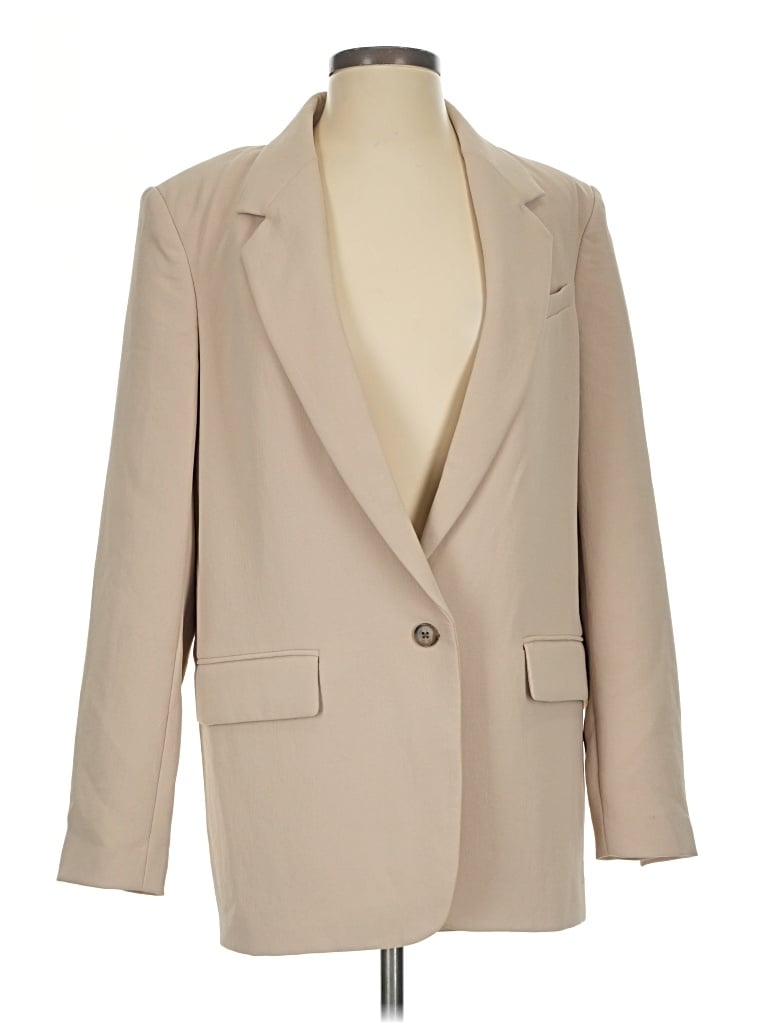 Pre-owned Wilfred Blazer Jacket In Tan