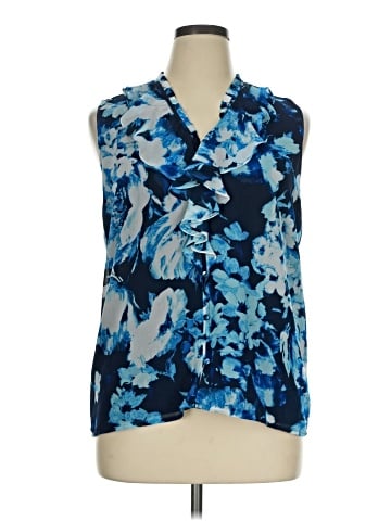 Karl Lagerfeld Paris Sleeveless Blouse (view 1)
