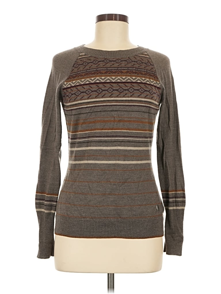 Pre-owned Smartwool Long Sleeve T-shirt In Brown