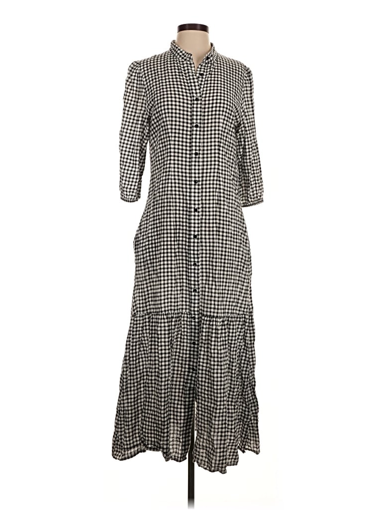 Pre-owned Blank Casual Dress In Gray