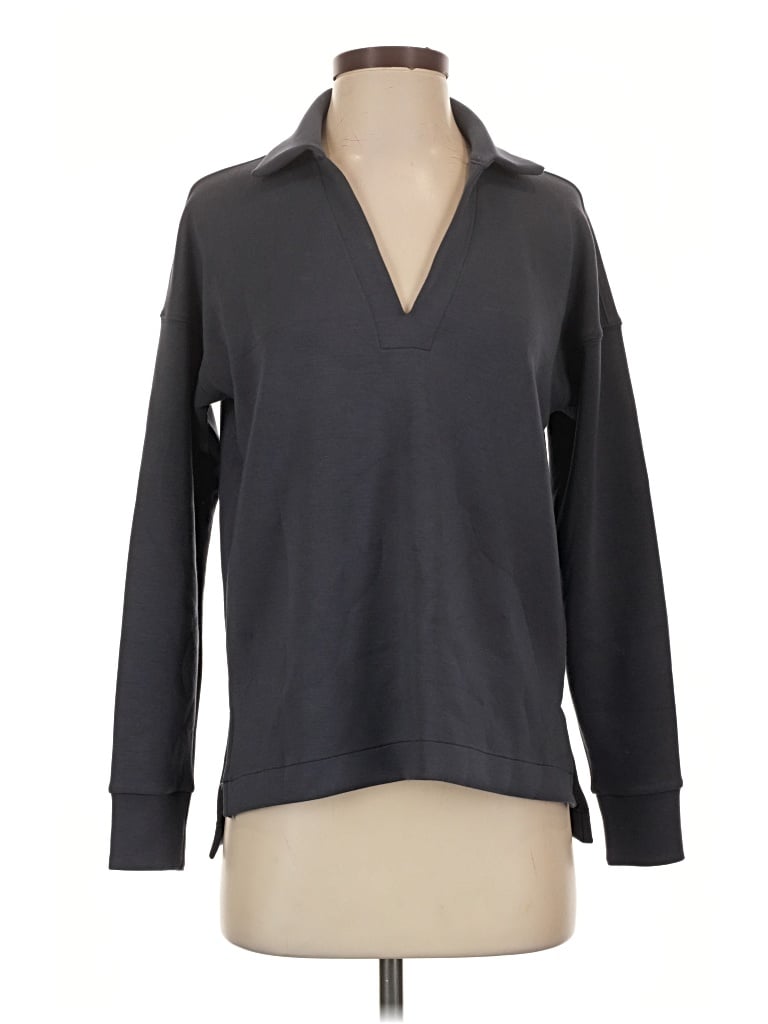 Pre-owned Spanx Pullover Sweater In Gray