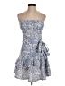 Shein Paisley Blue Cocktail Dress Size 2 - photo 1
