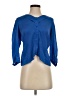 Bebe Blue 3/4 Sleeve Silk Top Size S - photo 1