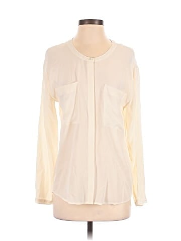 Everlane Long Sleeve Silk Top (view 1)