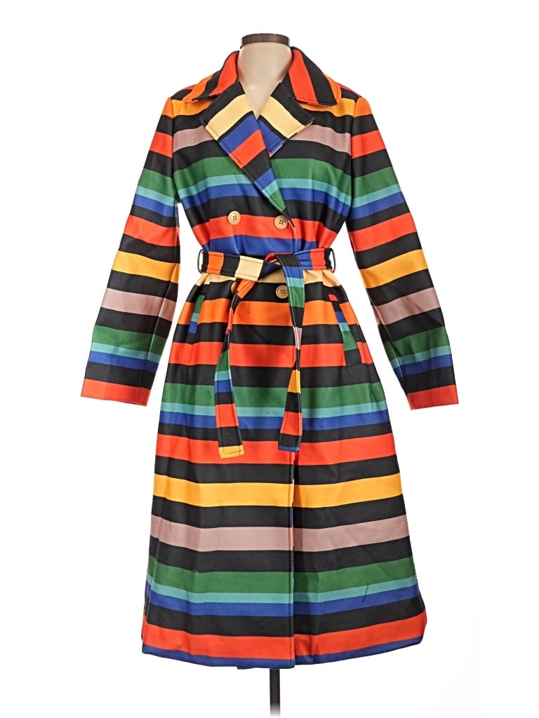 Pre-owned Unbranded Trenchcoat In Orange
