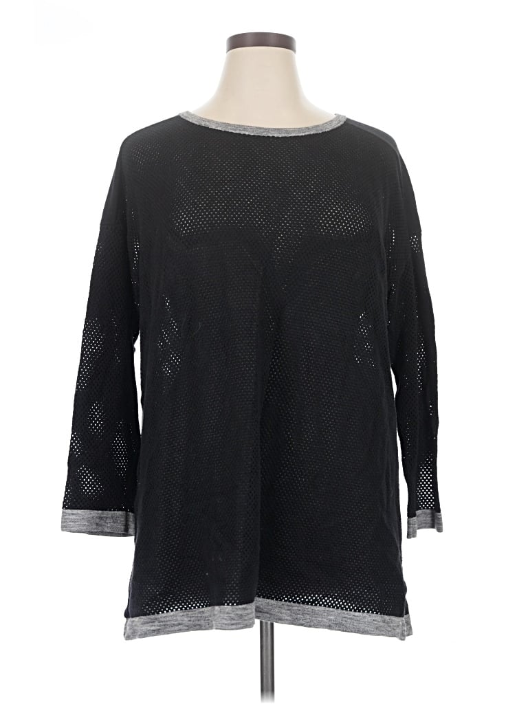Pre-owned Sejour Pullover Sweater In Black