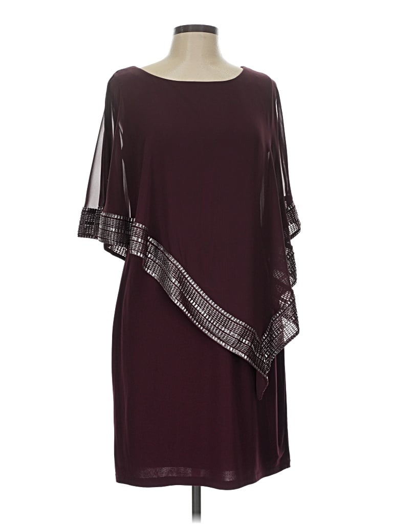 Pre-owned Slny Cocktail Dress In Burgundy