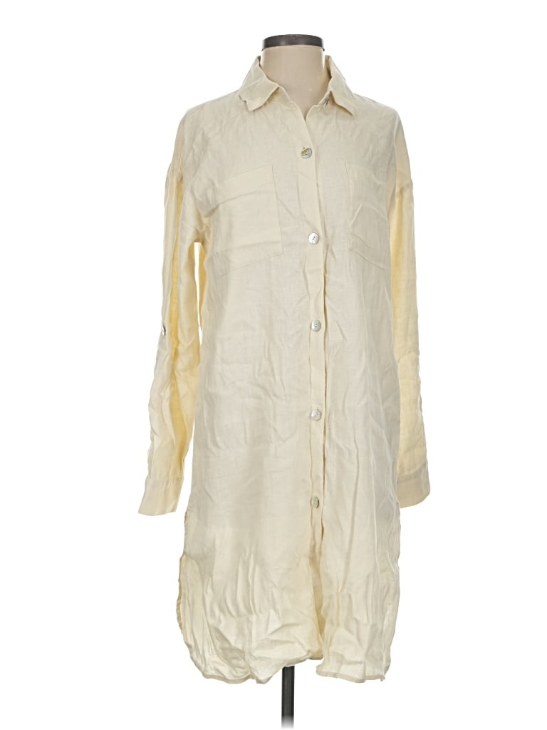 Pre-owned Purejill Casual Dress In Ivory