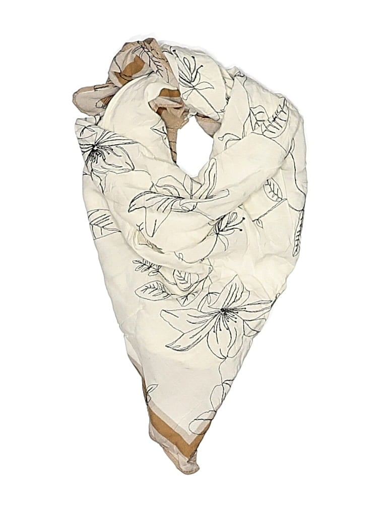 Pre-owned Zara Scarf In Ivory